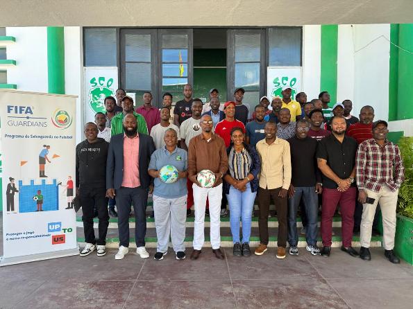 Na Zambézia: Safeguarding reforça compromisso com a protecção no futebol